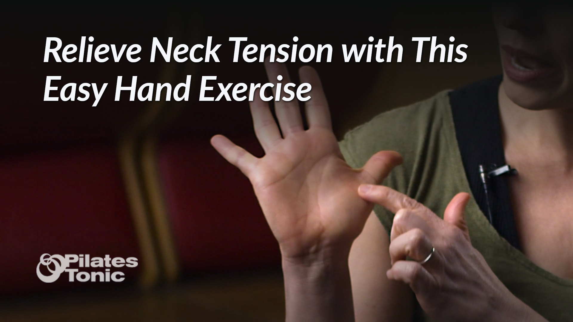 Easy neck stretches for tension relief